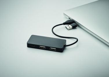 Logo trade promotional product photo of: 3 port USB hub with 20cm cable